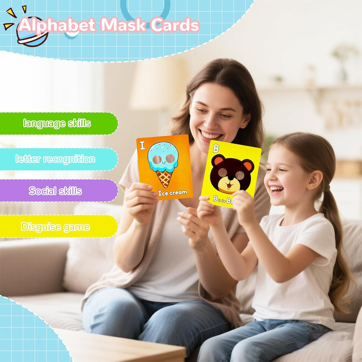 Interactive Animal Alphabet Flash Cards™ (26Pcs)