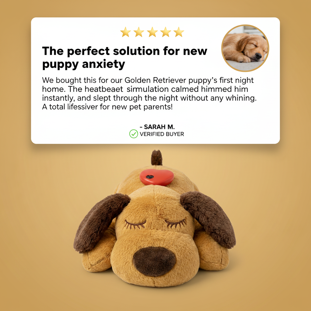PupCalm™ — Heartbeat Comfort Plush