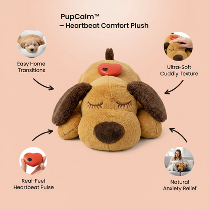 PupCalm™ — Heartbeat Comfort Plush