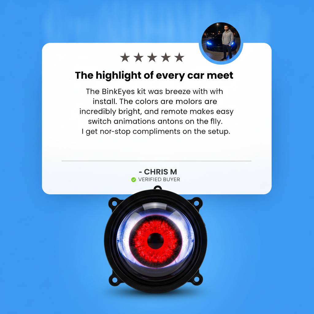 BlinkEyes™ — RGB Headlight Kit