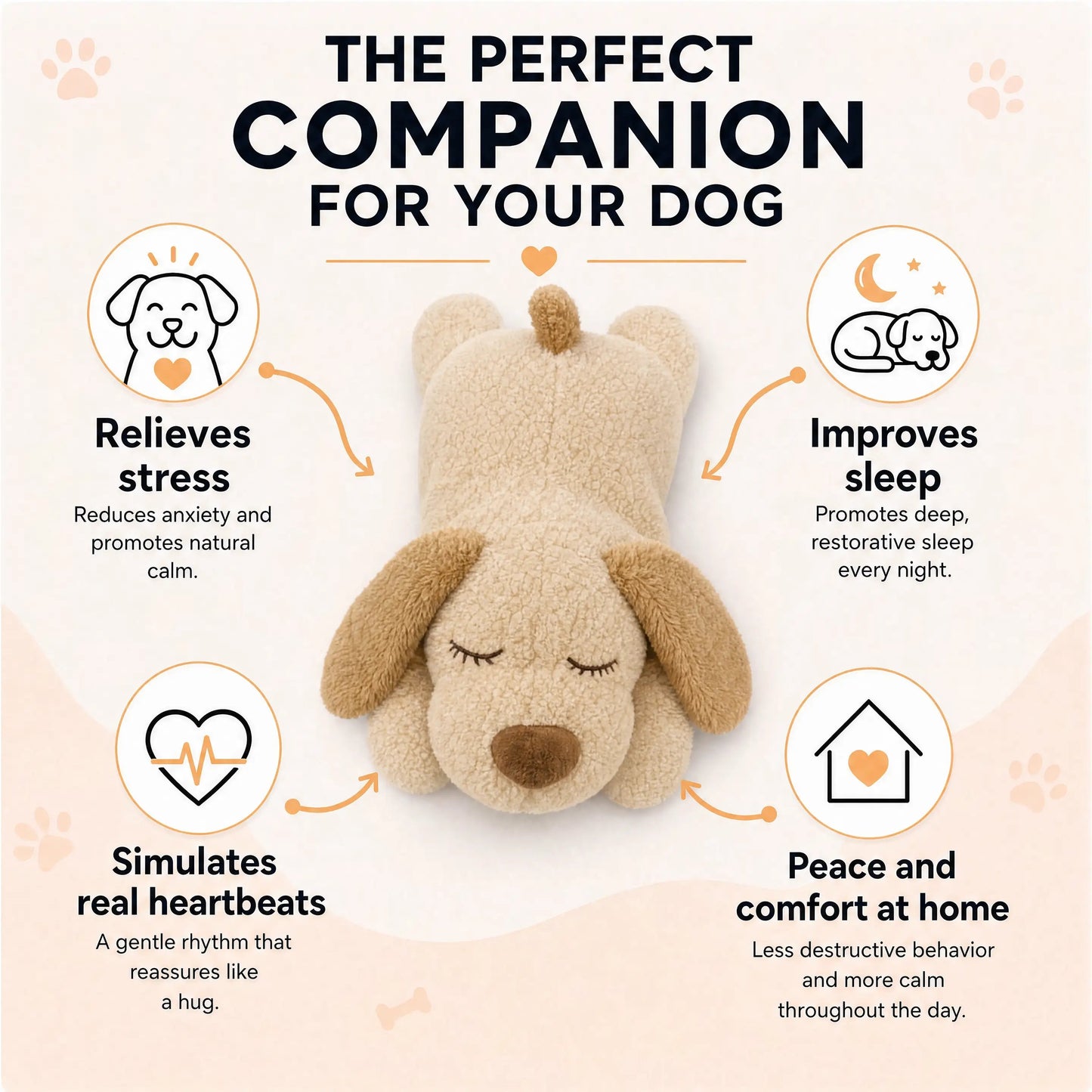 PupCalm™ — Heartbeat Comfort Plush