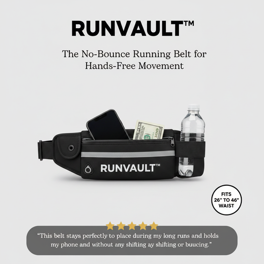 RunVault™ - The No-Bounce Running Belt