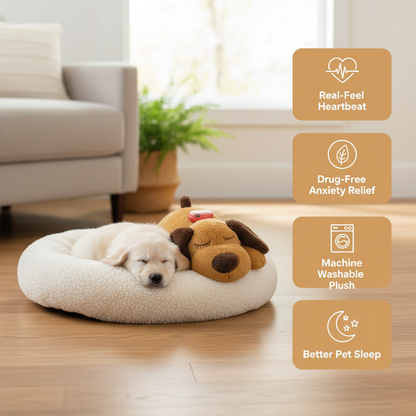 PupCalm™ — Heartbeat Comfort Plush