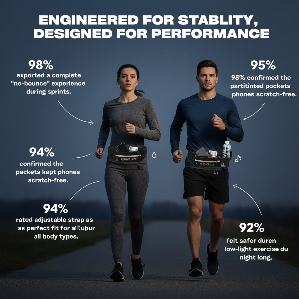 RunVault™ - The No-Bounce Running Belt